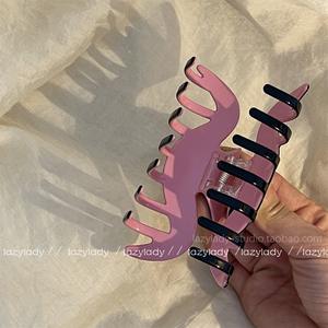 Pince <span class=keywords><strong>à</strong></span> requin <span class=keywords><strong>à</strong></span> la mode et unique pour femmes épingle <span class=keywords><strong>à</strong></span> cheveux en acétate pour cheveux moyens pour Updos <span class=keywords><strong>à</strong></span> l'arrière de la tête - Product Image 3