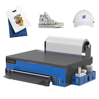 Imprimante DTF A4, machine d'impression DTF, imprimante à tête XP600, imprimante automatique multicolore pour t-shirts, encre DTF pour les petites entreprises