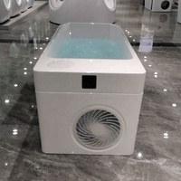 Piscina de Inmersión Fría con Control por Aplicación Wifi, Bañera de Hielo Acrílica Todo en Uno con Enfriador y Filtro Integrados