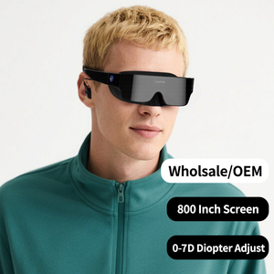 Vente en gros multifonctionnel 2025 High Tech pas de traduction Affichage audio intelligent commutable avec écran de lunettes intelligentes - Product Image 1