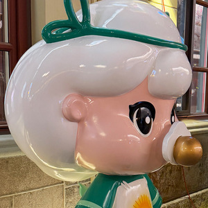 Fiberglass Cartoon Sculpture Figure Outdoor Floor Mount <b>Large</b> Decorative <b>Ornament</b> - Product Image 2