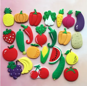 מלאי מכירת חמה תפוח בננה תפוז פירות מגנטים למקרר פירות וירקות מגנטיים לילדים - Product Image 2