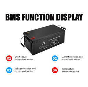 Archibald 2023แบตเตอรี่ลิเธียม Lifepo4 200Ah 12V มาใหม่สำหรับระบบจัดเก็บพลังงานแสงอาทิตย์ - Product Image 2