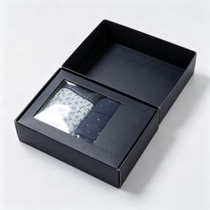 Boîtes en carton ondulé mat laminé avec insert, impression personnalisée de votre logo, emballages écologiques pour sous-vêtements masculins - Product Image 3