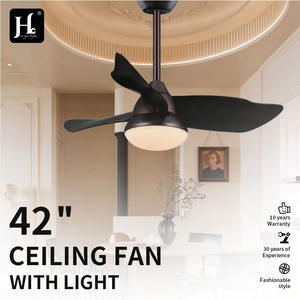 42-Inch <b>Modern</b> Decorative <b>Ceiling</b> <b>Fan</b> <b>with</b> LED Lamp Energy Saving DC Motor Reversible 3 Blades for Home Office - Product Image 2