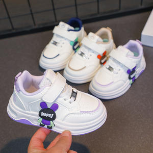 รองเท้าวิ่งลำลองสำหรับเด็กฤดูใบไม้ผลิ2025รองเท้าผ้าใบสีม่วงสีกากีสีน้ำเงินระบายอากาศได้สำหรับเด็กผู้ชายเด็กผู้หญิงดีไซน์การ์ตูนใหม่ขนาดเล็ก - Product Image 6