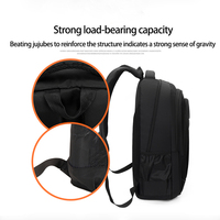 Sac à dos pour ordinateur portable 15,6 pouces, imperméable, Oxford, réfléchissant, durable, pour les loisirs, les étudiants, le sport, les voyages, l'université, l'école