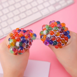 Pelota Antiestrés de Malla con Forma de Uva Colorida, Juguete Blandito para Aliviar el Estrés, Divertido Juguete de Ventilación para Adultos y Niños - Product Image 2