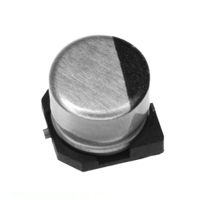 Condensateur de surface original CAP ALUM 68UF 20% 6.3V SMD AVE686M06D16T-F 68 uF - Product Image 1