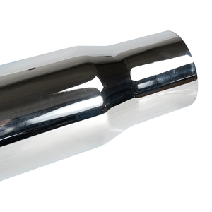 Ninetin Truxpro 6 "เส้นผ่านศูนย์กลางท่อโครเมี่ยม,<span class=keywords><strong>ปลาย</strong></span>แตรกระทิงลดลงเหลือ5" เส้นผ่านศูนย์กลาง36 "ความยาวสำหรับรถบรรทุกกึ่ง - Product Image 3