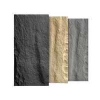 Panneau mural en pierre PU de haute qualité pour hôtel et usage intérieur, design moderne, durable, panneau mural extérieur 3D imitation roche