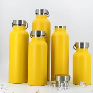 Frasco térmico sin Bpa personalizado para exteriores Vacío 350ml 500ml 750ml <span class=keywords><strong>1000ml</strong></span> Botella de agua aislada de acero inoxidable con logotipo - Product Image 4