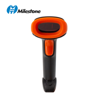 Scanner de codes à barres sans fil portable MHT-S20 Lecteur de codes à barres laser Scanner de codes à barres portable 1D QR