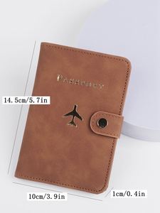 Cartera de Viaje de Cuero PU Impermeable y Antirrobo, con Bloqueo RFID, Porta Pasaportes, Ranuras para Tarjetas, Portátil y Elegante - Product Image 4