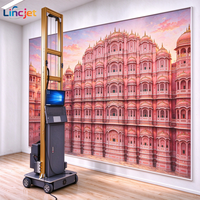 LINCJET LC-A2 Printer UV Dinding untuk Interior & Eksterior, Mesin Cetak Dinding Digital untuk Seni Dinding Dalam & Luar Ruangan