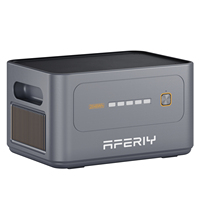 Générateur d'énergie portable AFERIY 3000W, station d'alimentation d'urgence, générateur solaire thermique, génération de batterie solaire
