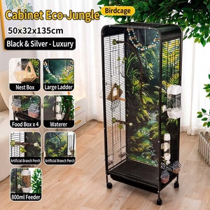 Factory Fine Metal Home Gaiola De Passaro Bird Breeding Cage Portable Pet Travel Parrot Cage Nest <strong>Jaula</strong> Para <strong>Loros</strong> Bird Cage - Product Image 1