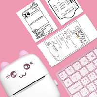Mini Imprimante Portable de Poche Sans Fil Intelligente Sans Encre pour Étiquettes, Photos, Impression sur Papier Thermique 57mm