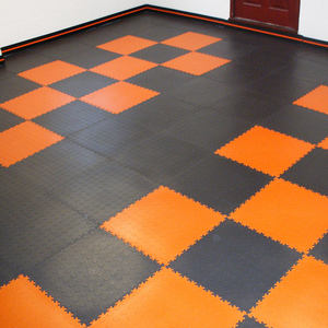 Baldosas de piso entrelazadas de garaje de plástico duradero extraíble/baldosas de piso entrelazadas industriales de PVC para taller y almacén - Product Image 4