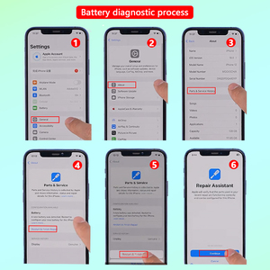 Batterie de diagnostic OEM 100 % authentique pour <span class=keywords><strong>iPhone</strong></span> 11, 12, 13 Mini, 13 Pro, 13 Pro Max – Pièces d'origine avec garantie de 18 mois - Product Image 5