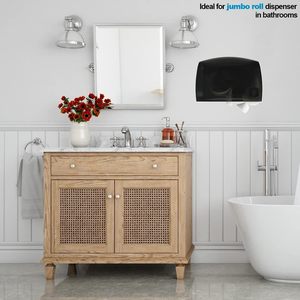 Rollo de <span class=keywords><strong>Papel</strong></span> Higiénico Jumbo Ultra Suave de 3 Capas de Pulpa de Madera, 8'' de Diámetro (20cm), Blanco (4 <span class=keywords><strong>Rollos</strong></span>/Caja) - Product Image 5