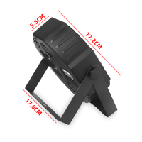 4 Luces LED Planas para Escenario, 36 LED, Efecto RGB 3 en 1, DMX 512, para DJ, Discoteca, Fiestas, Navidad, Bar, Club, Bodas, Espectáculos