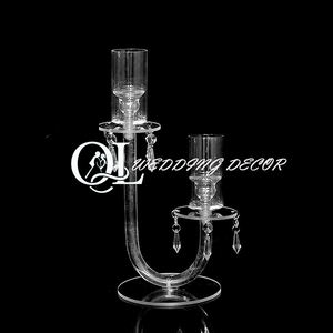 2臂5臂6臂批发烛台摆件透明亚克力烛台烛台婚礼桌摆件 - Product Image 2