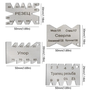 Góc đo chủ đề cắt thép không gỉ ARC mô hình góc chủ đề vít đồng hồ đo thợ mộc Đo Đo - Product Image 4