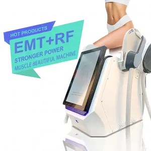 Ems Sculpting 10 Tesla With 2 Handle With Rf Or Not High Quality Body Sculptor Muscle Stimulator Beauty Salon Equipment