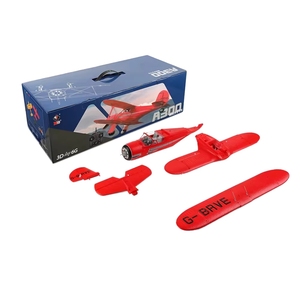 Aereo Telecomandato 2.4GHz Wltoys A300, Modello Beech D17S, Aereo RC 3D/6G LED, Grande Caccia Assemblabile Fai-da-Te in Plastica, Biplano - Product Image 1