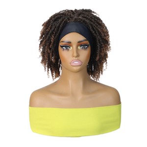 Nouvelle Arrivée Perruque Synthétique Femme, Coiffure Complète, Dreadlocks Africaines, Bandeau en Soie Glacée, Petites Boucles à Visser, Volume Rose - Product Image 5