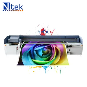 Mural Car Sticker Hybrid Roll To Roll UV Printer Mdf Printing Machine