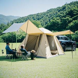 Tente SUV double couche pour le <span class=keywords><strong>camping</strong></span> Couverture de véhicule électrique Rainfly pour SUV Van Jeep Pickup et hayon - Product Image 3