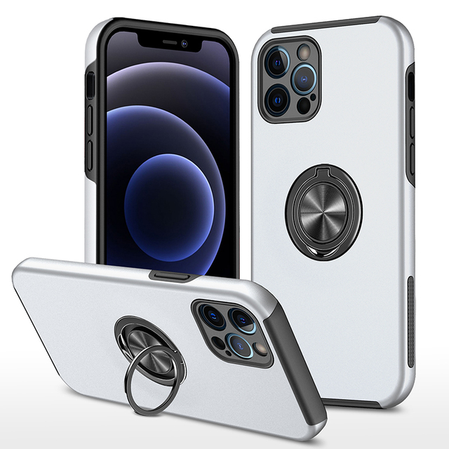 Luxury newest mobile accessories back cover for iphone 12 kickstand cell phone case for iphone 11