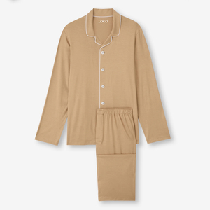 Hongbo 2025 <strong>Men's</strong> Luxury Cotton Loungewear <strong>Pyjama</strong> Set Breathable Sleepwear <strong>Pants</strong> Plus Size Hot Selling for <strong>Men</strong> Winter - Product Image 5