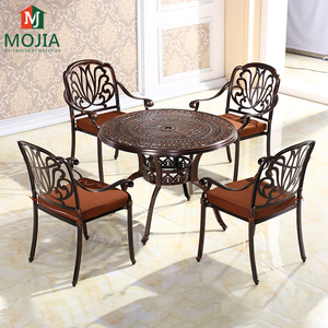 Ensemble <span class=keywords><strong>de</strong></span> meubles <span class=keywords><strong>de</strong></span> <span class=keywords><strong>jardin</strong></span> en aluminium, table et chaises résistantes aux intempéries, ensemble <span class=keywords><strong>de</strong></span> table <span class=keywords><strong>de</strong></span> patio, table à manger, chaises <span class=keywords><strong>de</strong></span> restaurant - Product Image 3