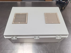 Boîtier de distribution électrique en plastique SMC en fibre de verre, étanche IP66, pour montage mural extérieur industriel - Product Image 5