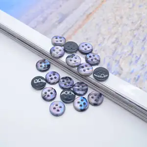 Toptan gömlek yapış düğmeler en iyi özel reçine 4 delikli düğme konfeksiyon gömlek düğmeleri erkekler için