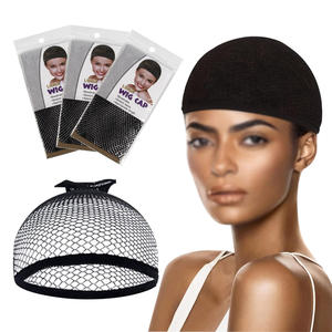 Venta al por mayor de accesorios para el cabello, redes para pelucas, peluca, Red para el cabello de alta elasticidad, gorra <span class=keywords><strong>invisible</strong></span> para peluca, ambos extremos, gorra de malla conectada - Product Image 1