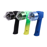 Broyeur électrique automatique pour sèche-cheveux, design luxueux à pression unique, accessoires de fumage populaires pour le tabac, les herbes et le café