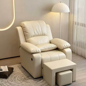 Fauteuil de Salon de Manucure et Pédicure, Chaise de Beauté et de Pédicure avec Fauteuil Inclinable pour Soins du Corps, Multifonctionnel, pour une seule personne, avec fonction bain de pieds et soins des ongles - Product Image 2