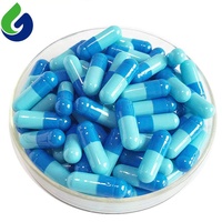 Pilules en capsules bleues à dissolution rapide, à absorption facile, sans additifs, haute pureté, 0