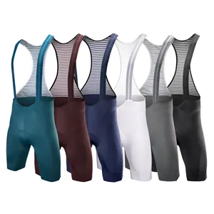 6 Colors Bike Pants Custom Seamless Padded Men's Cycling Bib Shorts 2023 Pro Riding Padded Bib Shorts for Men 3D Gel Pad S-4XL