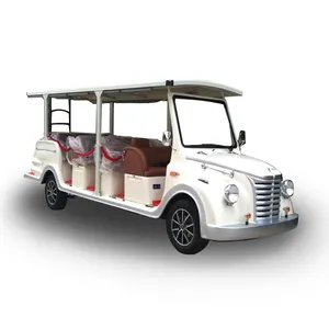 Suppliers Provide Amusement Park Riding Equipment Electric 11 Seats Sightseeing Vehicles Classic Sightseeing Car