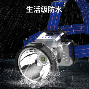 New V80 Headlamp 2400mAh Rechargeable LED Outdoor Camping Fishing Light With Smart Battery Display - Product Image 3