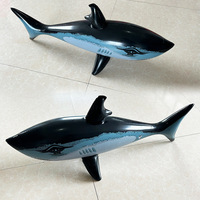 Jouets aquatiques gonflables en PVC en gros, requins et dauphins, ballons animaux marins pour enfants, fête de piscine d'été