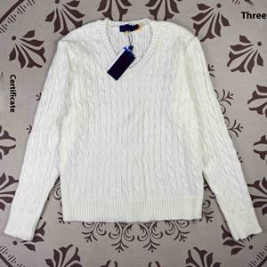 Stile coreano da <span class=keywords><strong>donna</strong></span> per Pony Mark Twist con <span class=keywords><strong>scollo</strong></span> a <span class=keywords><strong>V</strong></span> maglione lavorato a <span class=keywords><strong>maglia</strong></span> Top per l'autunno e l'inverno con Logo anteriore - Product Image 1