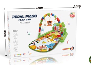 Nouveau-né et bébé éducatif Puzzle tapis coton gymnastique activité tapis de jeu <span class=keywords><strong>Piano</strong></span> clavier <span class=keywords><strong>berceuse</strong></span> musique jouets pour ramper apprentissage - Product Image 6