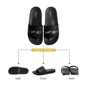 Échantillon gratuit de chaussures sandales personnalisées pour hommes, sandales pantoufles en PVC entièrement imprimées pour hommes, sac à poussière, sandale avec logo personnalisé - Product Image 3