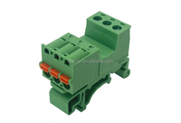 Bloc de bornes sans soudure 2EDG-UKR-5.08-2P à 12P pour rail DIN, clips ABS 35 mm, connexion série UKR 2EDGKD